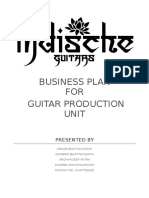 Indische Guitars Business Plan PostManish