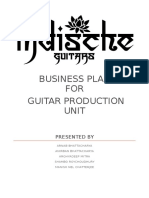 Business Plan FOR Guitar Production Unit: Presented by