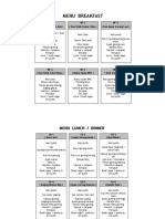 Daftar Menu PDF