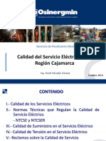 Calidad Servicio Electrico Cajamarca