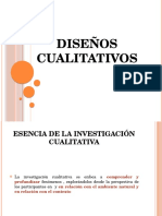 Diseños cualitativos