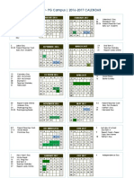 PG School Calendar 2016 2017