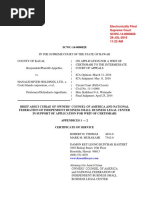 Brief Amici Curiae of Owners' Counsel of America and Nat'l Federation of Independent Business Small Business Legal Center in Support of Application for Writ of Certiorari, County of Kauai v. Hanalei River Holdings, Ltd., No. SCWC-0000828  (July 29, 2016)