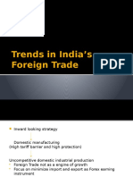 Trends in India's Foreign Trade