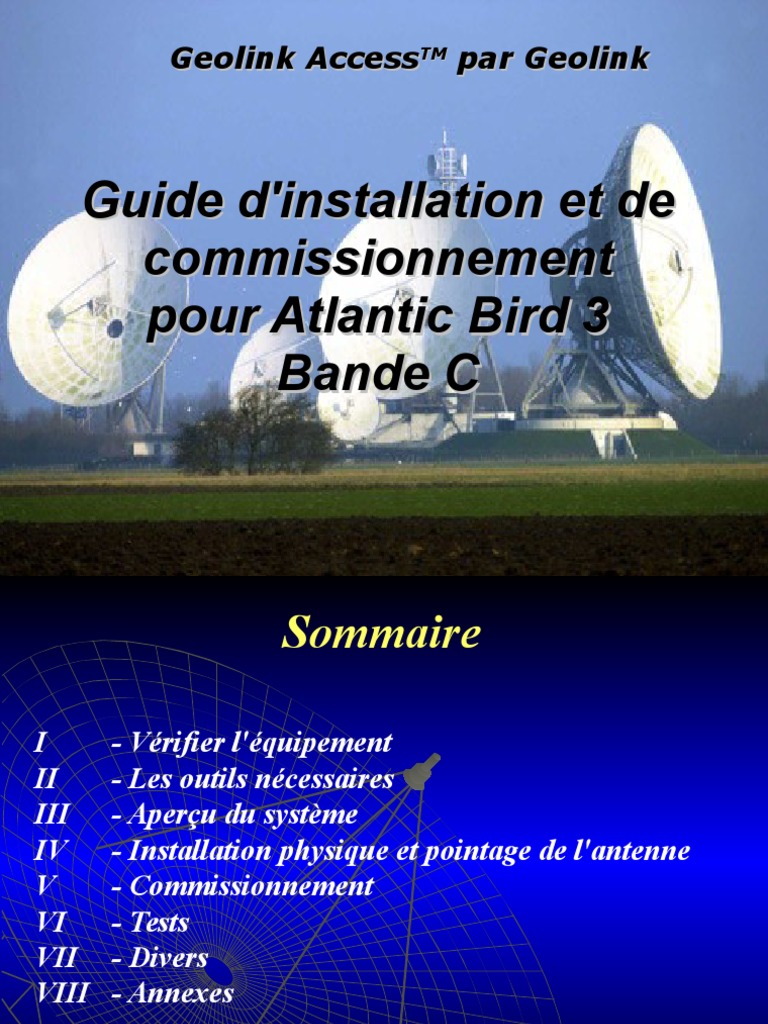 Guide Installation Geolink Access FR | PDF | Système de noms de ...