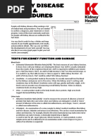 Kidney Disease Tests and Procedures