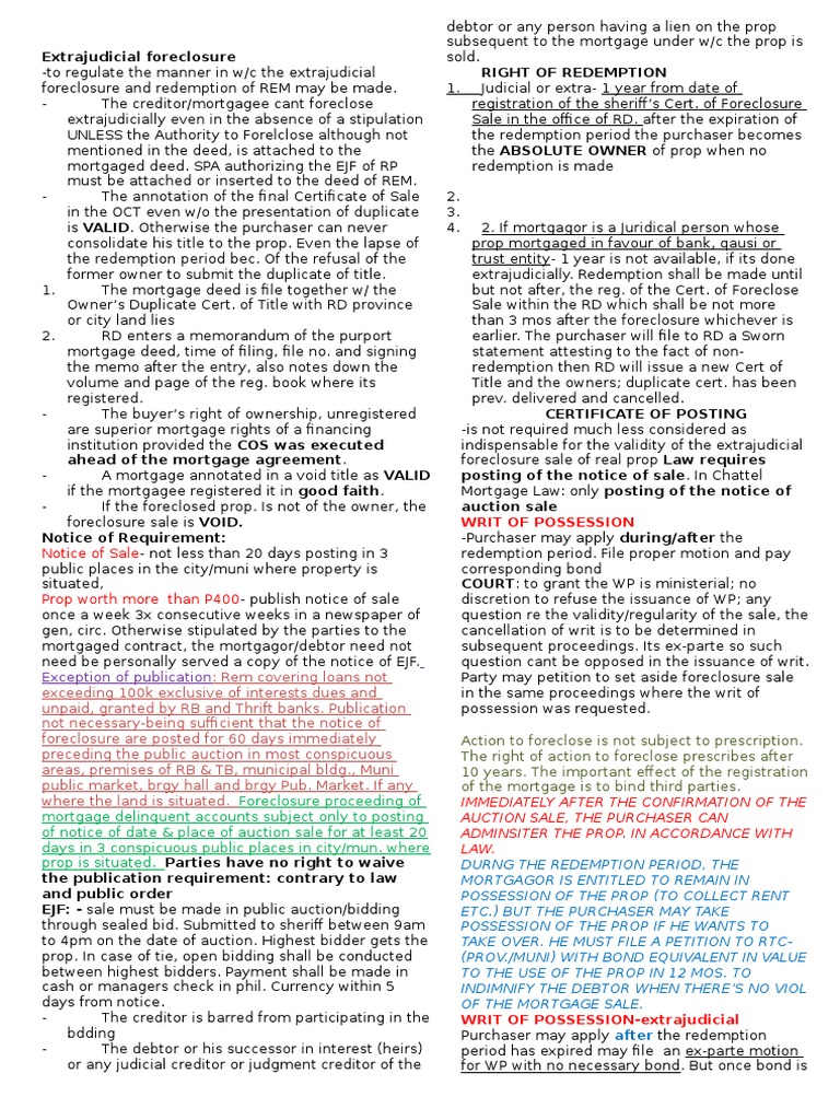 Notice of Sale | PDF | Mortgage Law | Foreclosure