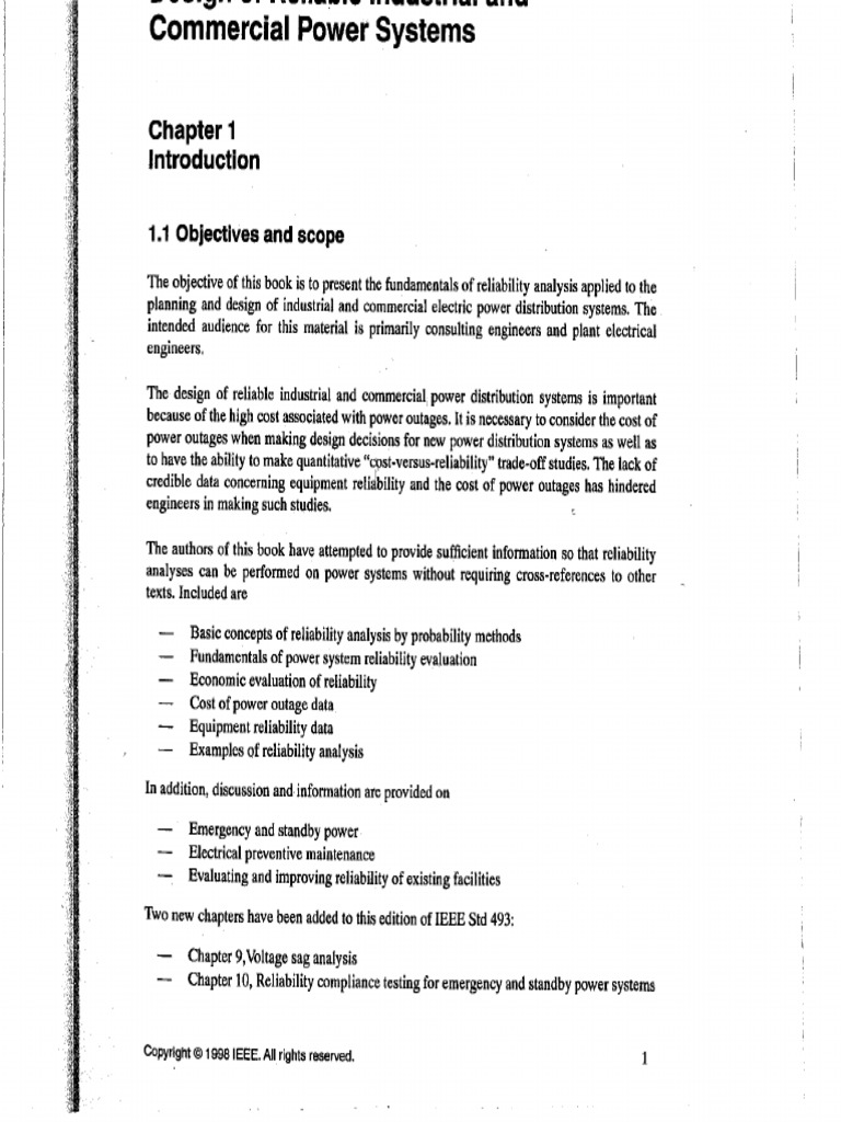 IEEE STD 493 1997 Elect Reliability Analysis | PDF