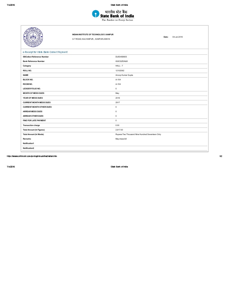 Mess Bill May+eliectricity Bill April May | PDF | Services (Economics ...