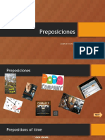 Preposiciones: Avance Manual