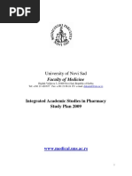 Pharmacy Study Plan