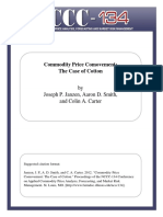 Commodity Price Comovement: The Case of Cotton: by Joseph P. Janzen, Aaron D. Smith, and Colin A. Carter