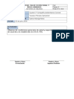 Informe Mejoras