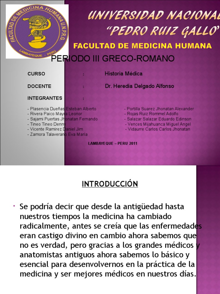 Medicina en la Antigua Grecia y Roma | PDF | Medicina | Salud y bienestar