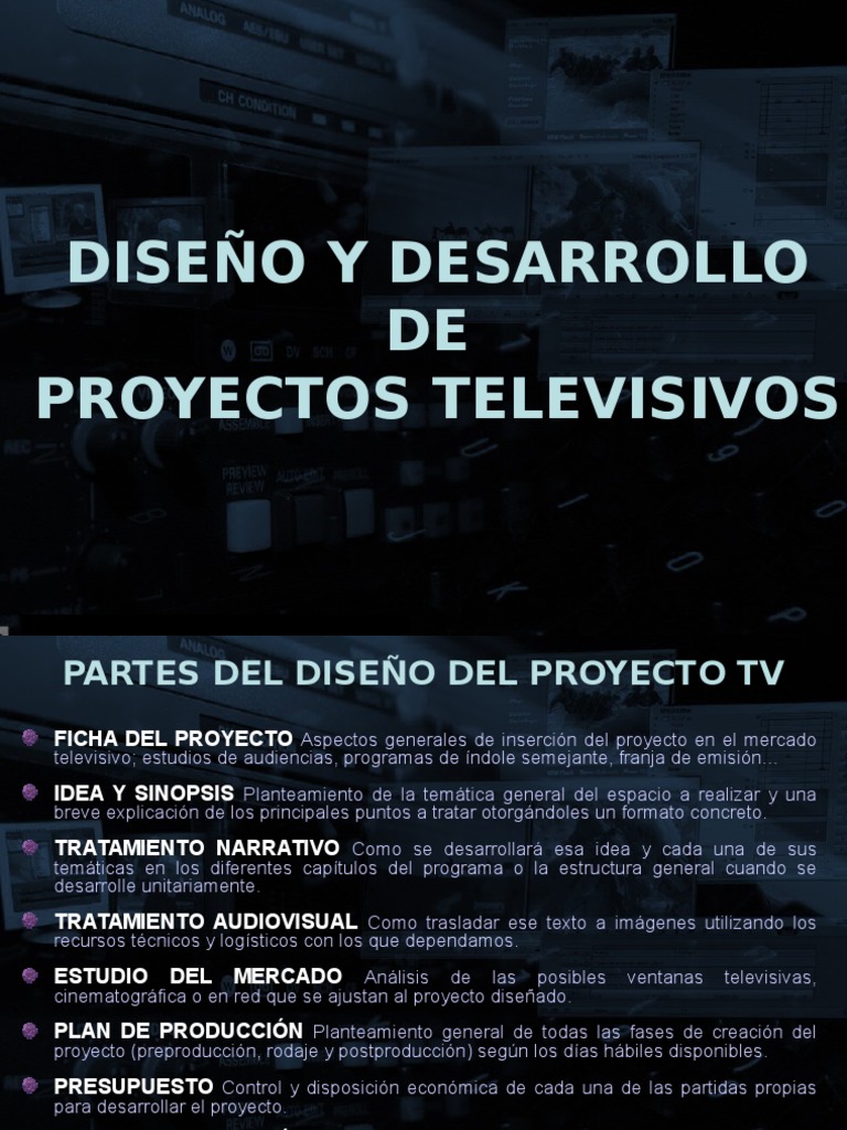 Proyecto Programa TV | PDF | Televisión | Documental