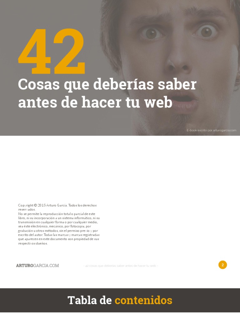 42 Claves para Crear tu Página Web | PDF | Word Press | Blog