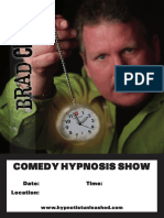 Brad Clark Hypnosis Poster PROOF