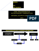 Requerimientos Nutric y Energéticos