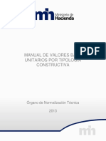 FEManual de Valores Base Unitarios Por Tipologia Constructiva