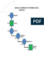 Diagrama de Proceso de La Fabricación y Ensamblaje Del Objeto