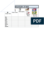 Behavior Tracker With Iste-T1