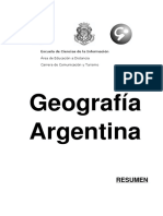 Geografía Argentina - Resumen