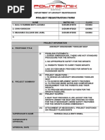 Project Registration Form June 2016