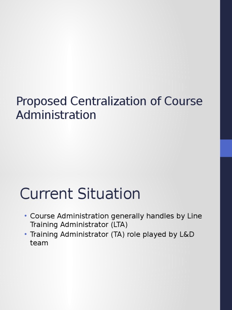 Centralizing Course Administration Workflow | PDF | Business