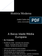 2 - Modernidade, Renascimento e Monarquias Nacionais Absolutistas