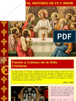 La Eucaristía, fuente y cumbre de la fe cristiana