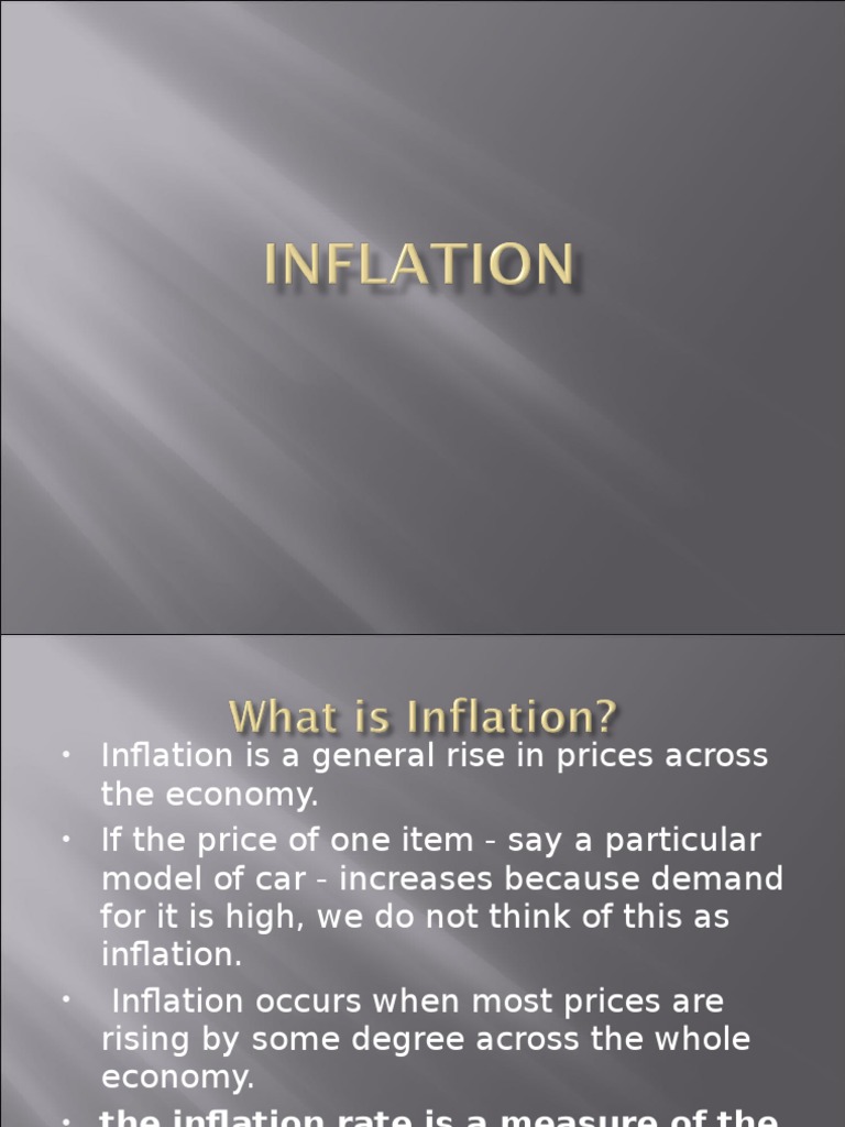 Inflation | PDF