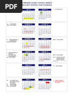 09 10 Calendar | PDF | Holidays | Schools