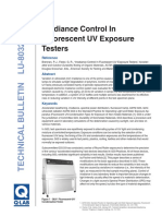 Irradiance Control in Fluorescent UV Exposure Testers PDF