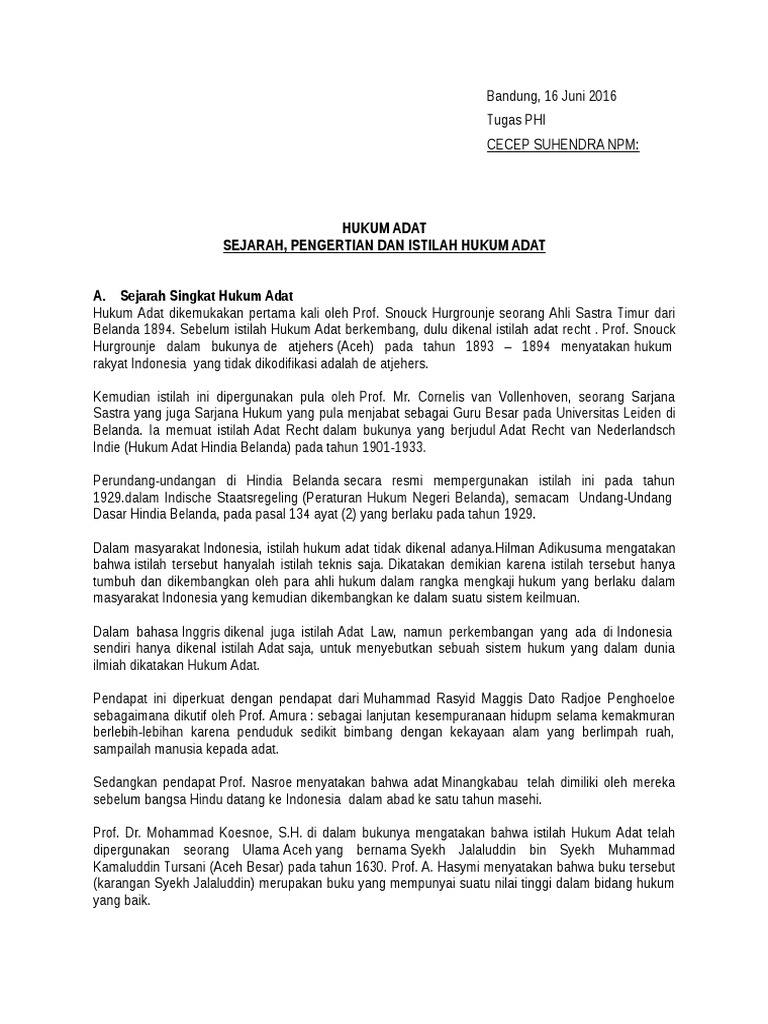 Hukum Adat
