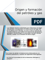 Origen y Formación Del Petróleo y Gas