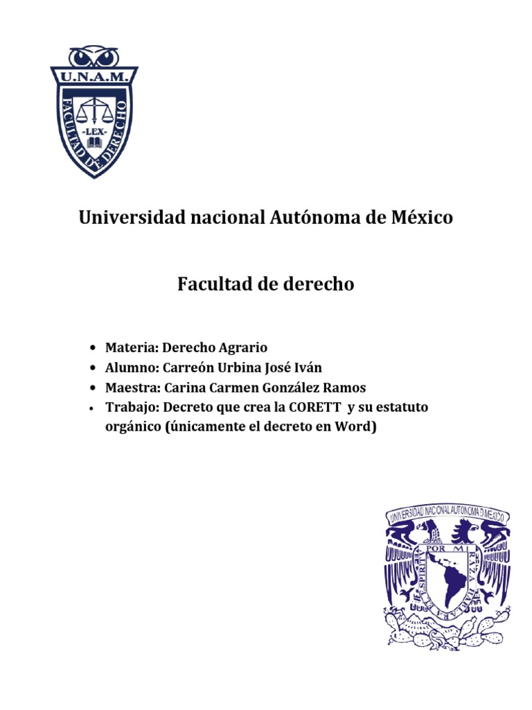 Decretos de Corett | PDF | Comisión Europea | México