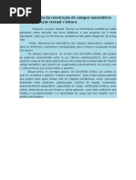 A Importância Da Construção de Campos Associativos Para a Produção Textual e Leitura