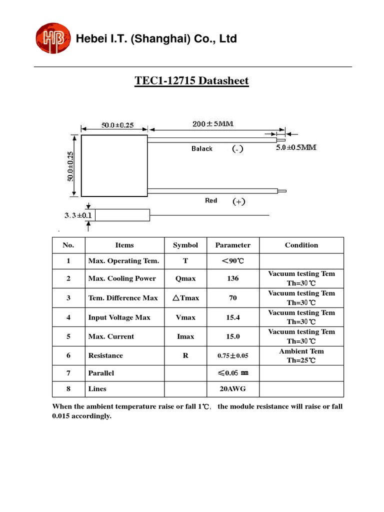 Tec1 12715 | PDF