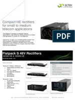 Datasheet Flatpack S 48V Rectifiers