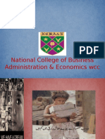 National College of Business Administration & Economics WCC