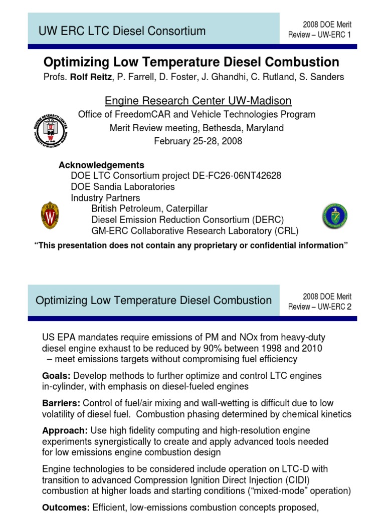 low temperature diesel engine Combustion Diesel Engine Free 30