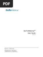 Download Go to Webinar User Guide1 by Mamba100 SN31953513 doc pdf