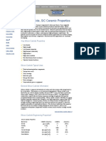 Silicon Carbide, Sic Ceramic Properties: Materials