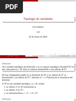 Caracateristica de Euler - Variedades PDF