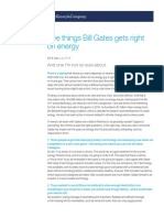 Five Things Bill Gates Gets Right on Energy