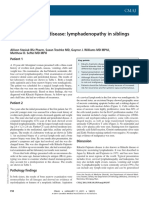 Practice: Kikuchi-Fujimoto Disease: Lymphadenopathy in Siblings