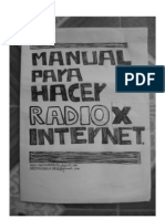 Manual casero para la transmicion de radio por internet