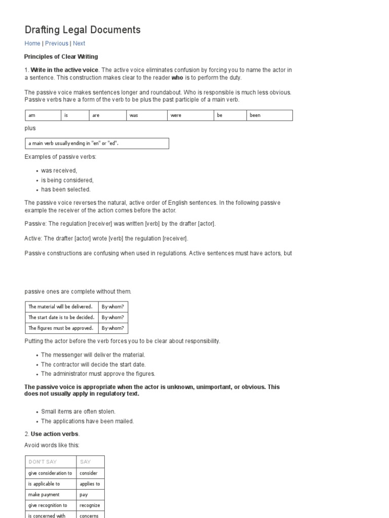 Legal Writing Simplified | PDF | Sentence (Linguistics) | Verb