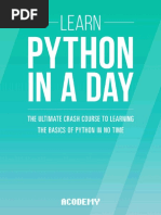 Learn Python in a Day