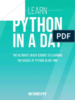 Learn Python in A Day